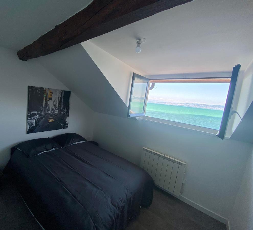 BORD DE LAC,2 chambres SUPERBE VUE LAC 5mn Evian Lugrin Exterior foto